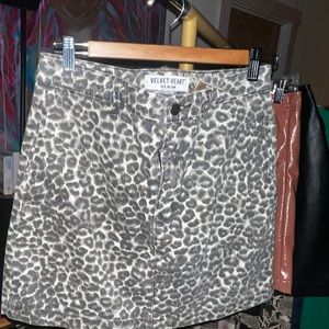 Animal Cheetah Print Denim